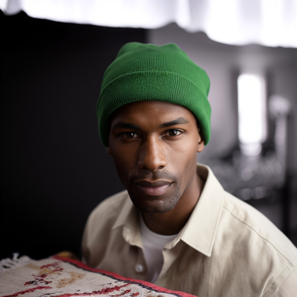 Bonnet d’hiver doublé en satin