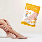 Masque exfoliant pour pieds au miel