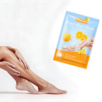 Masque exfoliant pour pieds à l’orange