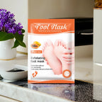 Masque exfoliant pour pieds à la papaye