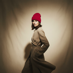 Bonnet d’hiver doublé en satin