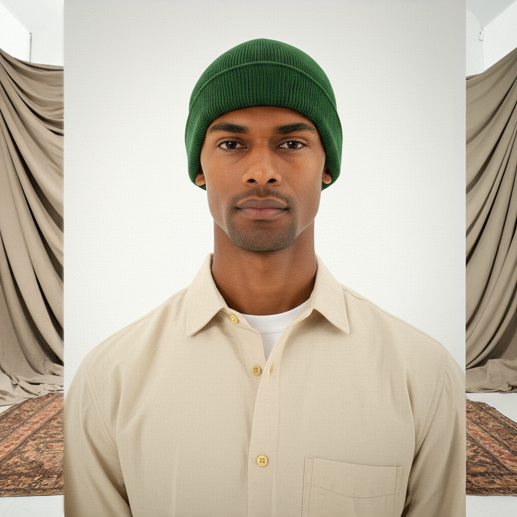 Bonnet d’hiver doublé en satin