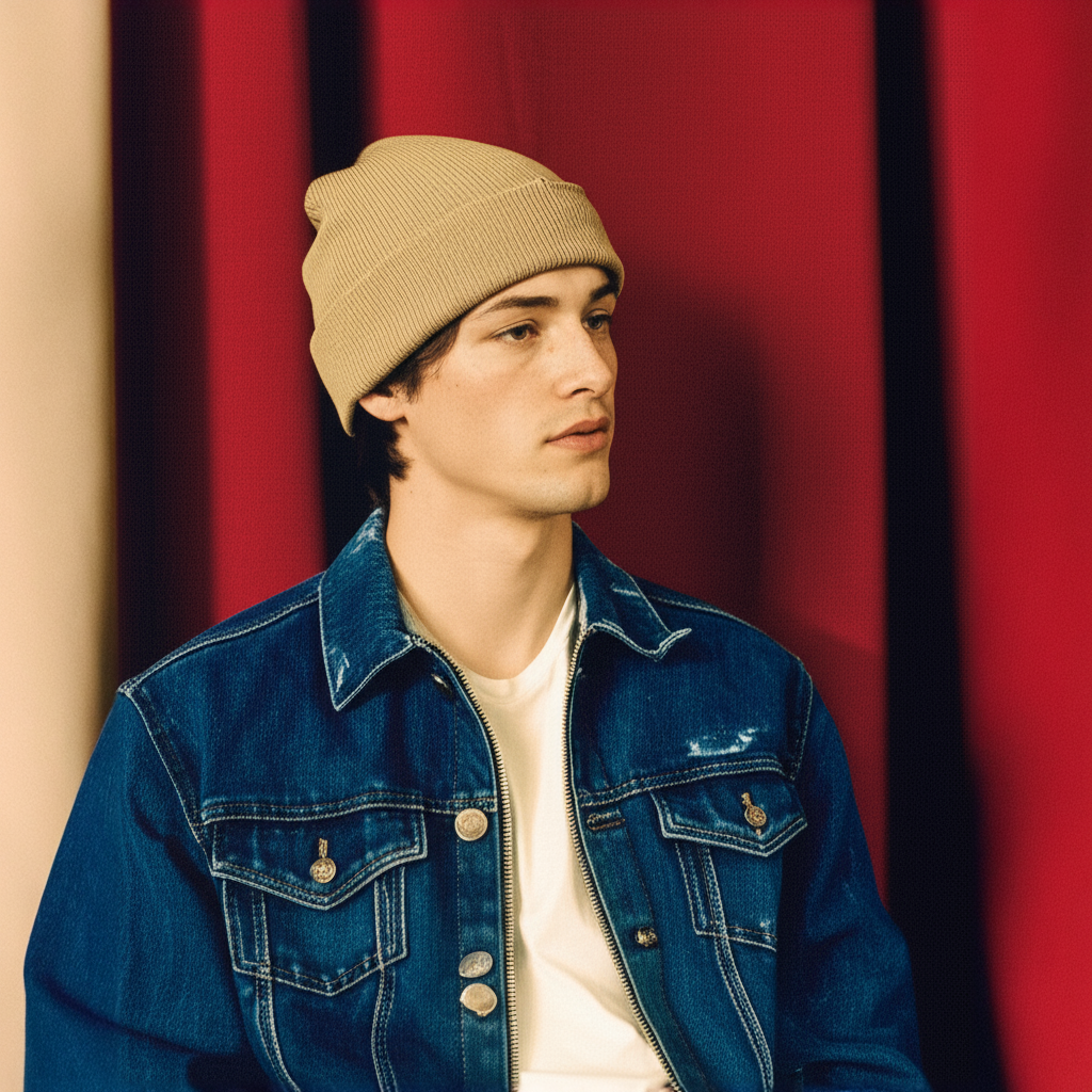 Bonnet d’hiver doublé en satin