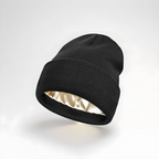 Bonnet d’hiver doublé en satin